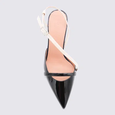 Malone Souliers Black Leather Valeria 70-7 Pumps