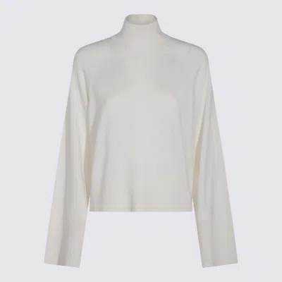 Brunello Cucinelli White Wool Knitwear