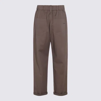 Brunello Cucinelli Brown Cotton Pants