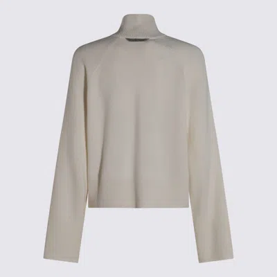 Brunello Cucinelli White Wool Knitwear