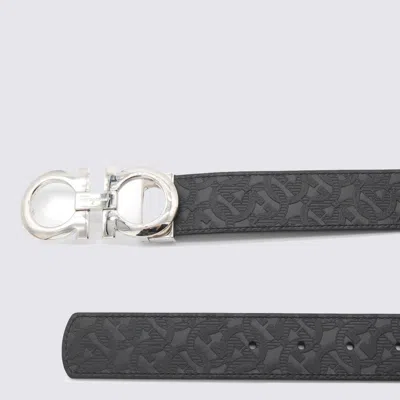 Ferragamo Link Pattern Adjustable Length Belt