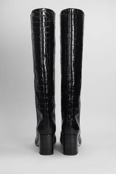 Paris Texas Anja Boot 70 High Heels Boots In Black Leather