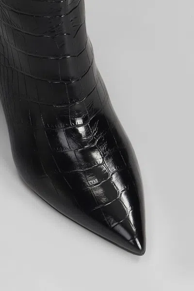 Paris Texas Anja Boot 70 High Heels Boots In Black Leather