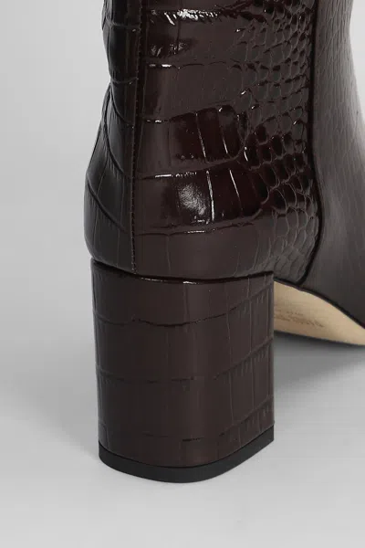Paris Texas Anja Boot 70 High Heels Boots In Dark Brown Leather