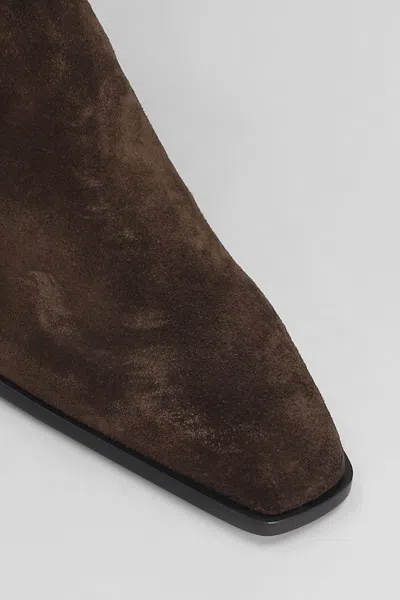 Paris Texas Bettina Anke Boot 50 Texan Ankle Boots In Brown Suede