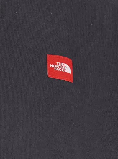 The North Face Mens Obsidian Redbox Logo-patch Cotton T-shirt Xl In Brown