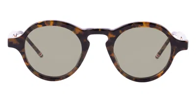 Thom Browne Round Frame Sunglasses In Gray