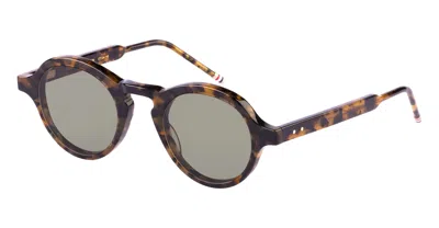 Thom Browne Round Frame Sunglasses In Gray