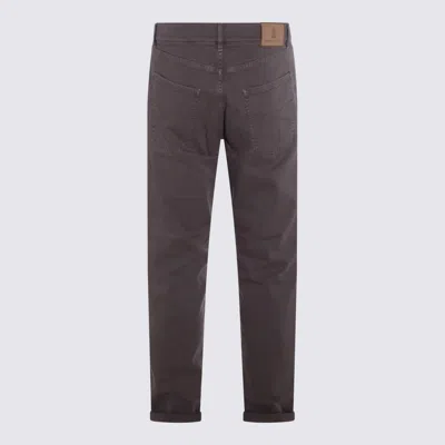 Brunello Cucinelli Relaxed Fit Trousers With Rolled Cuffs