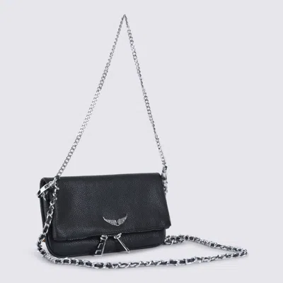 Zadig & Voltaire Black Leather Rock Nano Shoulder Bag