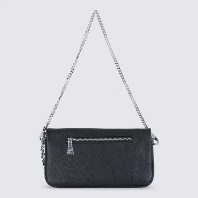 Zadig & Voltaire Black Leather Rock Nano Shoulder Bag