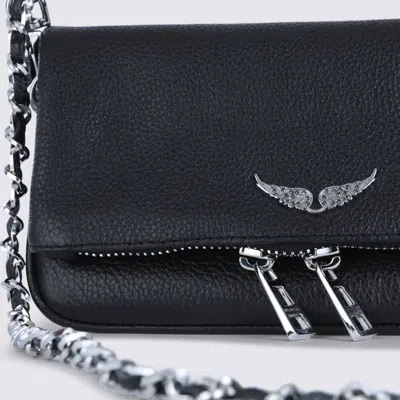 Zadig & Voltaire Black Leather Rock Nano Shoulder Bag