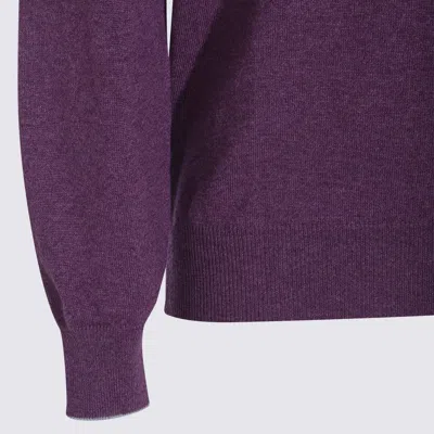 Brunello Cucinelli Soft Texture Crewneck Sweater With Ribbed Cuffs