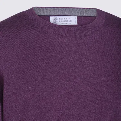 Brunello Cucinelli Soft Texture Crewneck Sweater With Ribbed Cuffs
