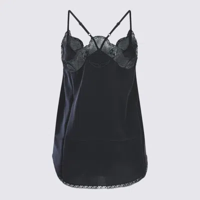 Zadig & Voltaire Zadig&voltaire Christy Cdc Perm Clothing In Black