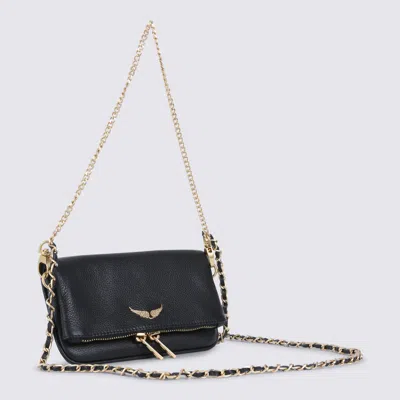 Zadig & Voltaire Black Leather Rock Nano Shoulder Bag