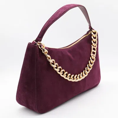 Twinset Chain Strap Shoulder Bag With Structured Shape In Red