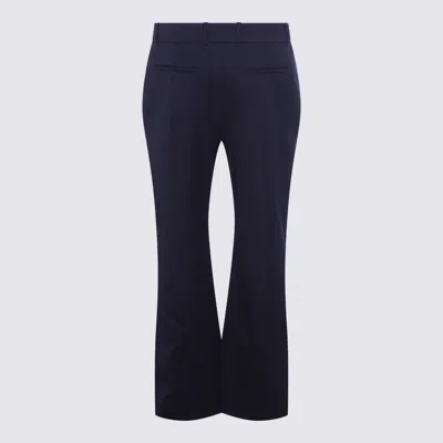 Alexander Mcqueen Navy Wool Pants