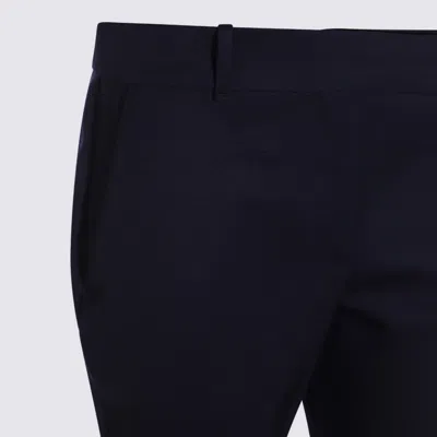 Alexander Mcqueen Navy Wool Pants