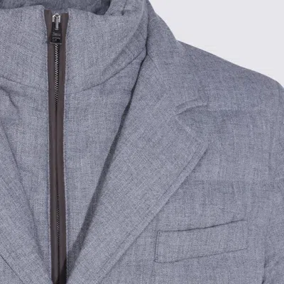 Herno Padded Chest Pocket Front Flap Notched Lapel