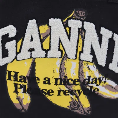 Ganni Organic Cotton Large Tote Bag