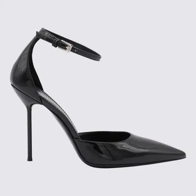 Paris Texas Black Leather Lidia Pumps