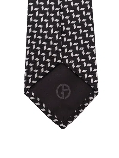 Giorgio Armani Silk Tie In Multi