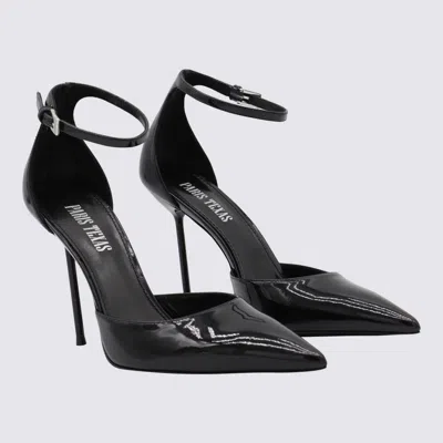 Paris Texas Black Leather Lidia Pumps