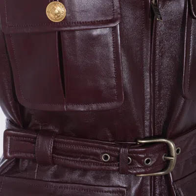 Chloé Brown Leather Jacket