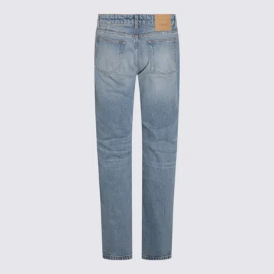 Ami Alexandre Mattiussi Straight-leg Blue Denim Jeans With Classic Fit