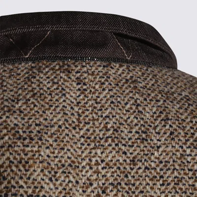 Brunello Cucinelli Brown Wool Blazer