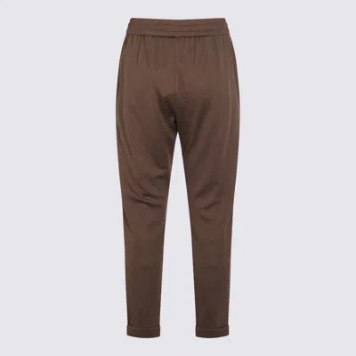 Brunello Cucinelli Brown Cotton Pants