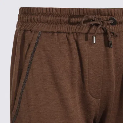 Brunello Cucinelli Brown Cotton Pants