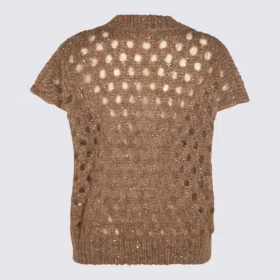 Brunello Cucinelli Brown Wool Knitwear
