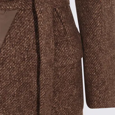 Brunello Cucinelli Brown Wool Coat