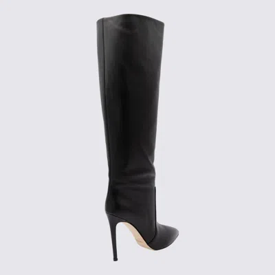 Paris Texas Black Leather Boots
