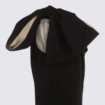 Max Mara Dress Woman Black In Black