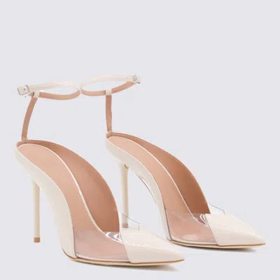 Malone Souliers Malia M-shaped Pointed Cap Toe Patent Leather Pumps
