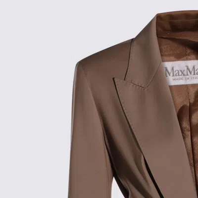 Max Mara Beige Wool Talento Blazer