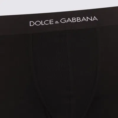 Dolce & Gabbana Elastic Waistband Underwear For Comfort In Black