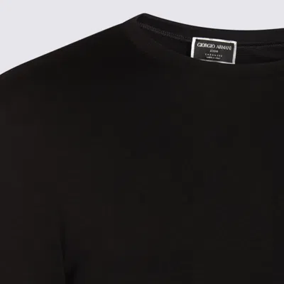 Giorgio Armani Timeless Crewneck Sweater With Long Sleeves