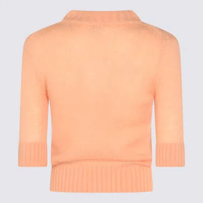 Chloé Light Orange Wool Knitwear In Orange