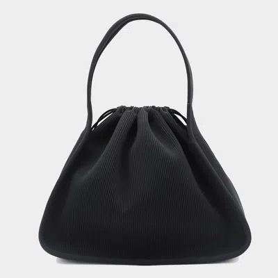 Alexander Wang Black Cotton Ryan Large Satchels