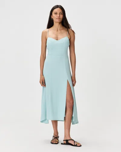 Quince Women's Lightweight Crepe Sweetheart Midi Dress