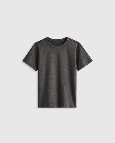Quince Kids' Flowknit Breeze T-shirt In Black