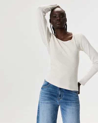 Quince Women's Micro-rib Long Sleeve T-shirt