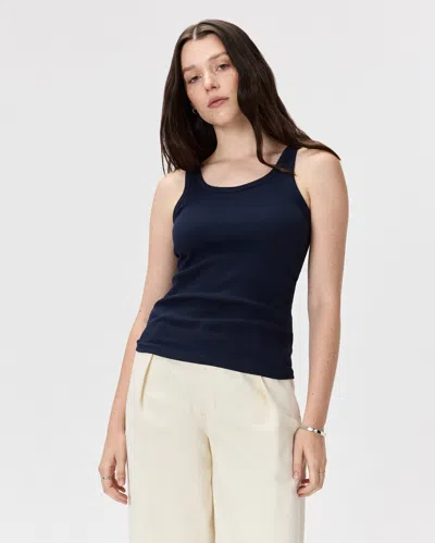 Quince Women's Micro-rib Scoop Neck Tank Top