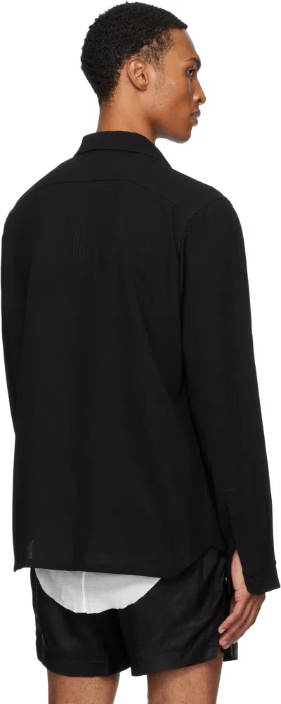 Rick Owens Black Concordians Work Shirt
