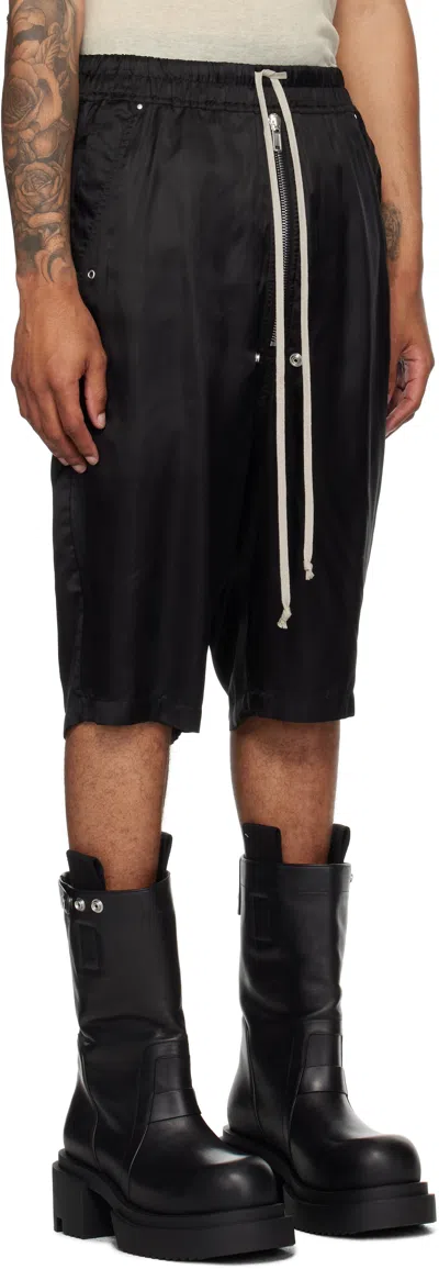 Rick Owens Black Concordians Bela Pods Shorts