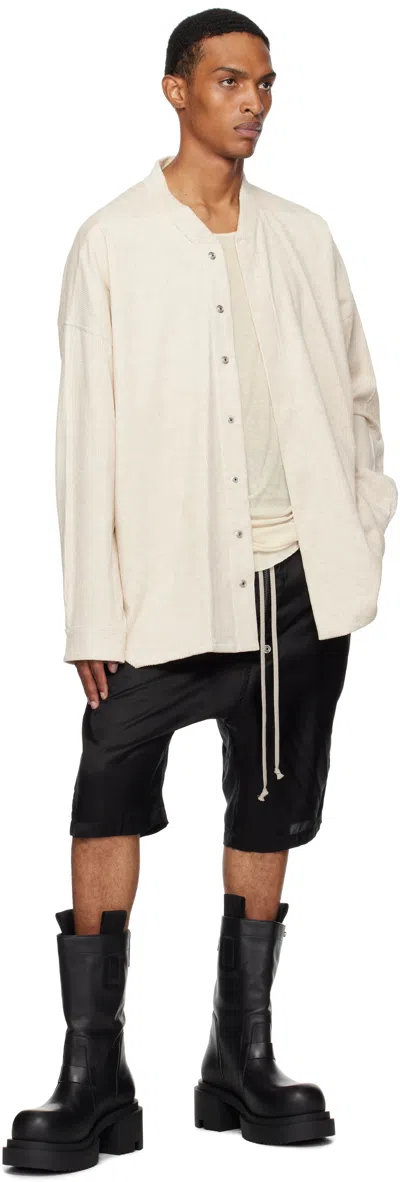 Rick Owens Black Concordians Bela Pods Shorts